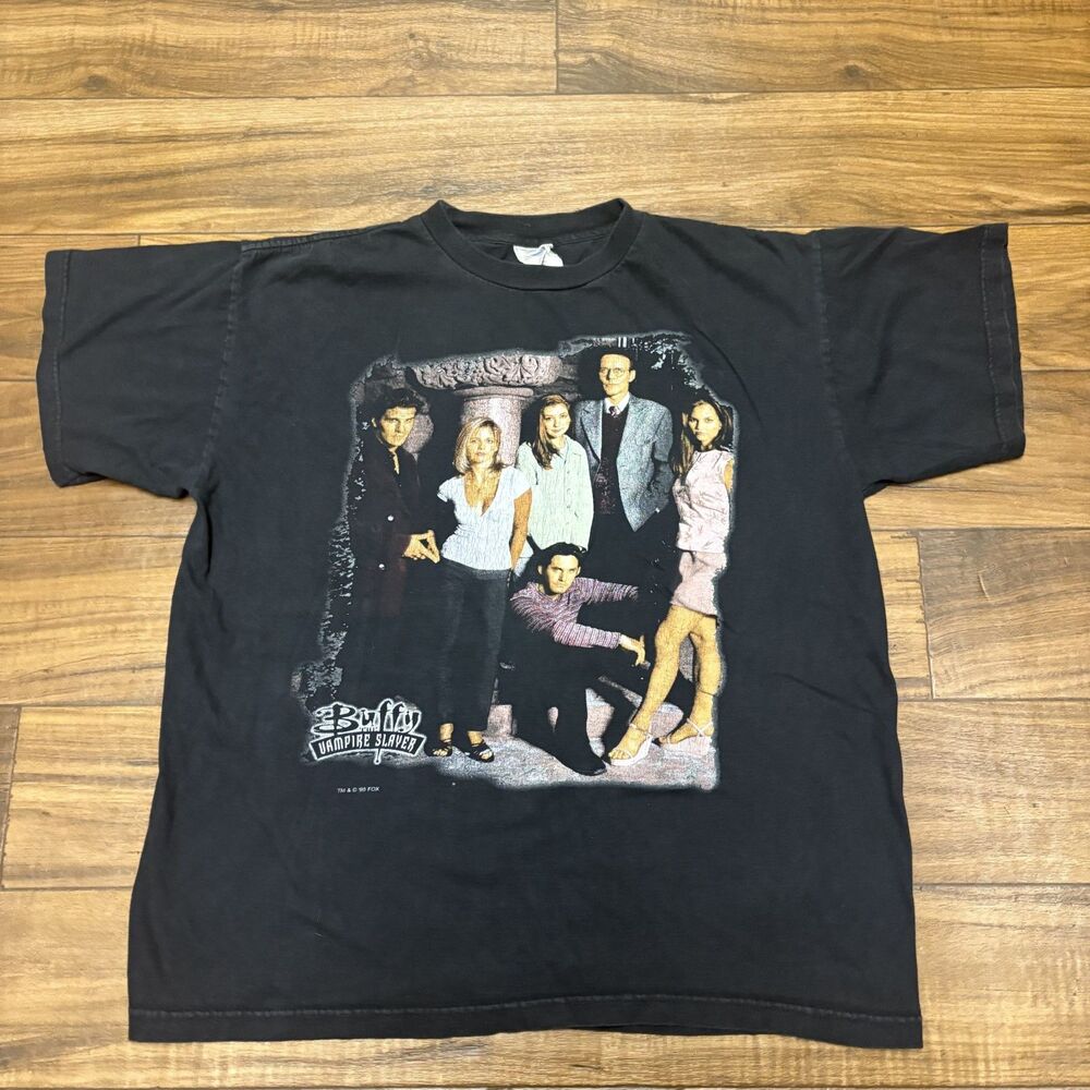 Vintage Buffy the Vampire Slayer Promo 1998 Fox Mens Size Large T Shirt
